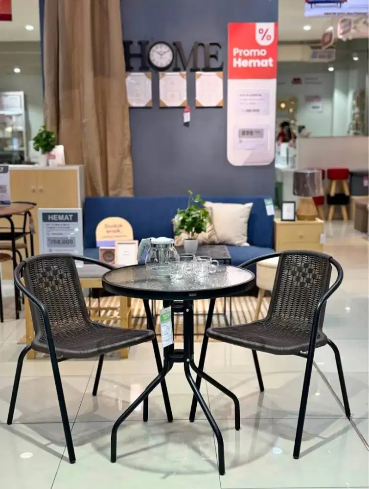 TERMASUK MEJA TERAS SET YIRA MURAH MINIMALIS CUMAN 600 RIBUAN