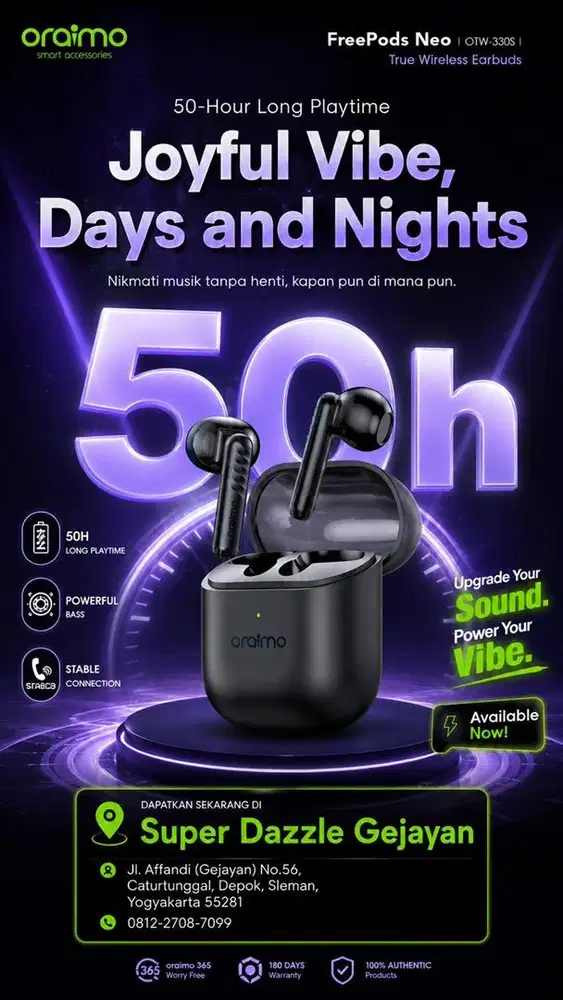 TWS Oraimo FreePods Neo OTW-330s
