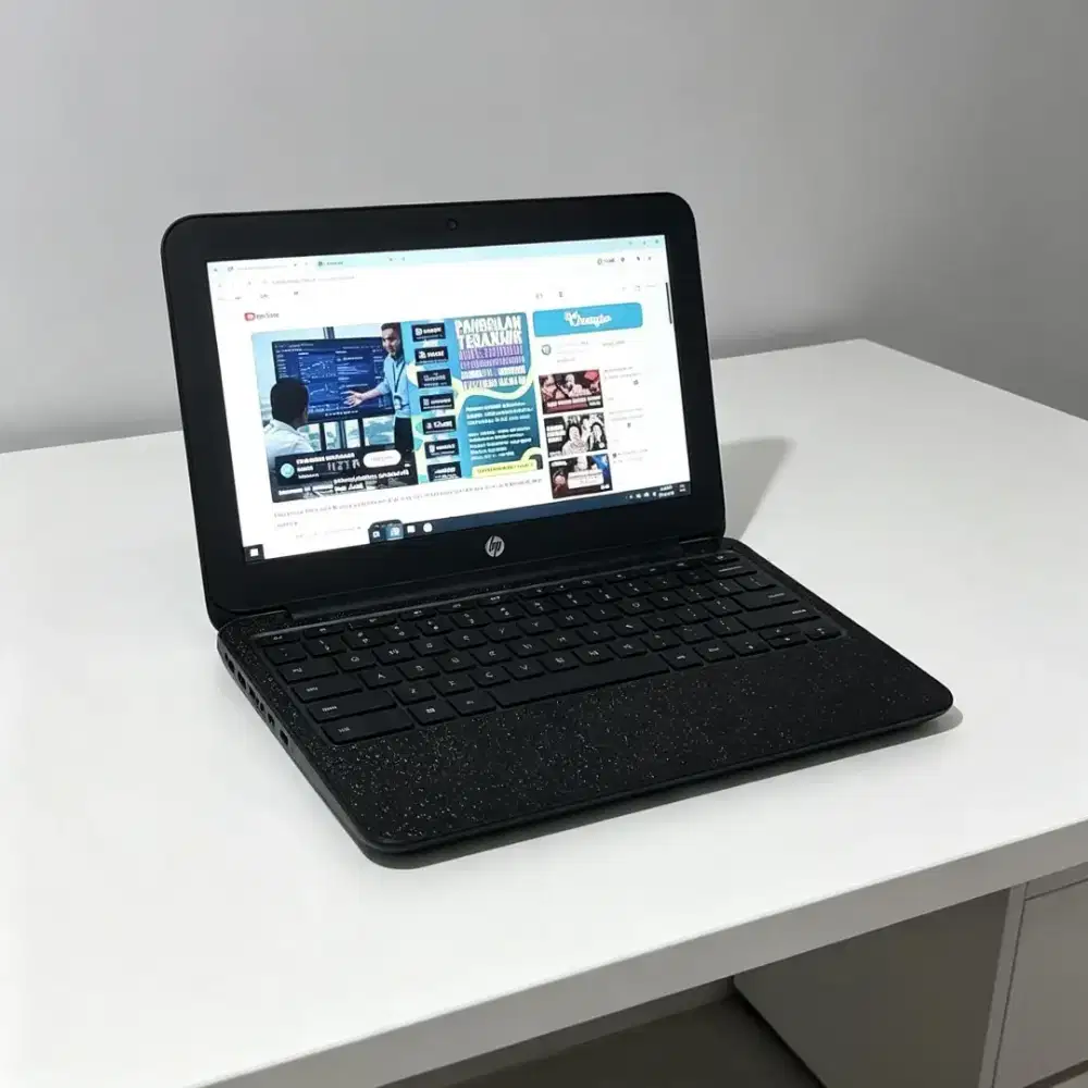 Laptop HP Chromebook Os Windows 12 inch Batere 4 jam lebih