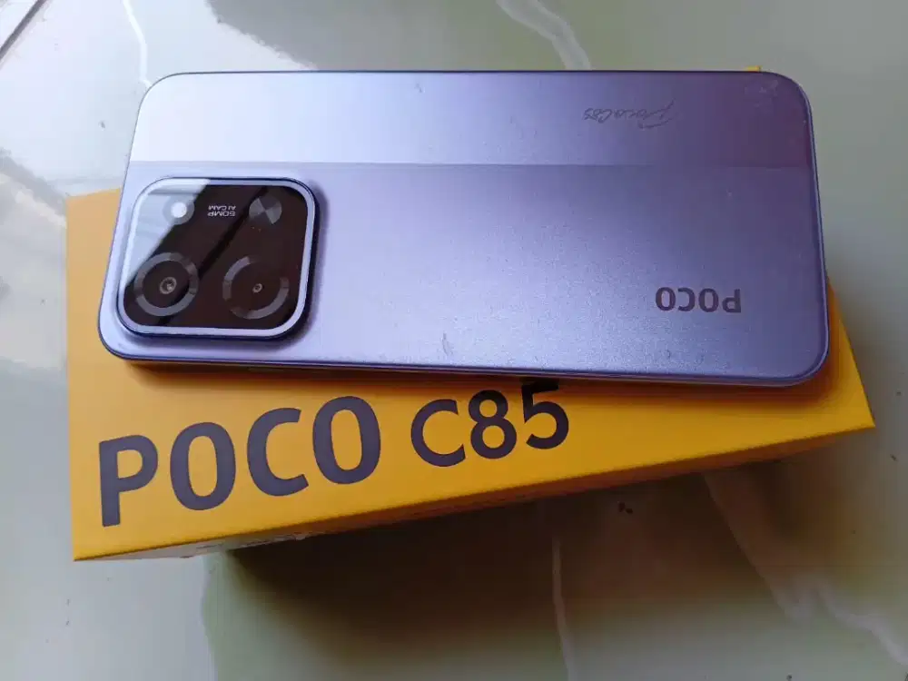 poco c85 warna purple, ram 6GB/128GB