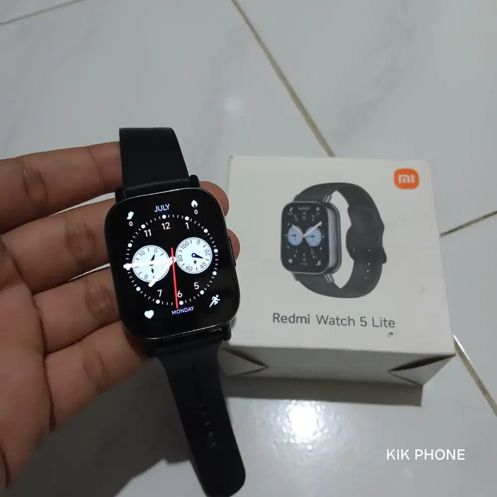 Xiaomi Redmi Watch 5 Lite Fullset Segel Normal Mulus 98%.Harga 500 net