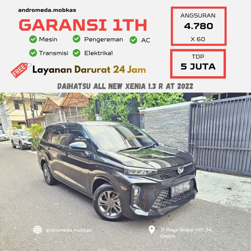 TDP TERMURAH 5JT DAIHATSU ALL NEW XENIA 1.3 R AT 2022 KONDISI ISTIMEWA