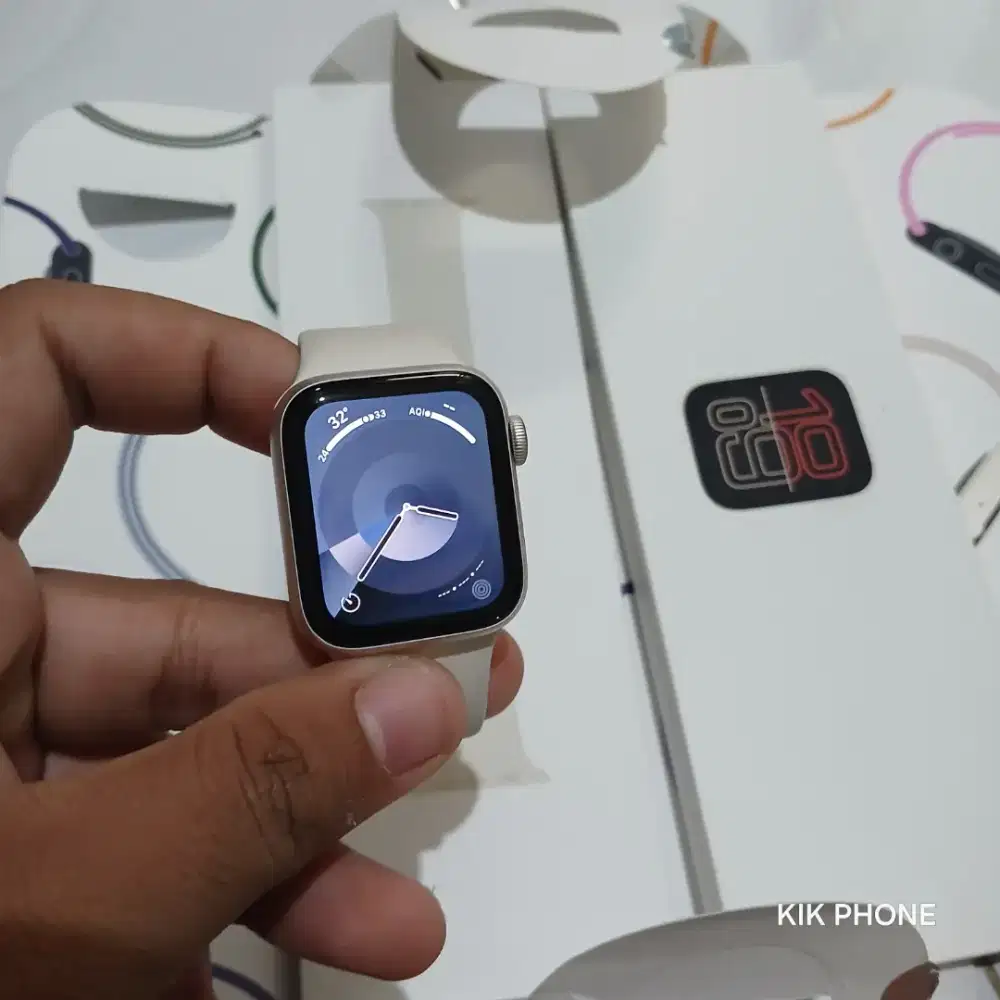 Apple Watch SE Gen 3 40mm GPS Starlight BH 100% Resmi ibox