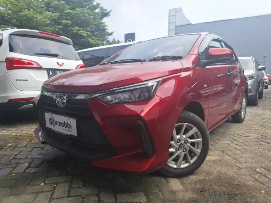 DP MURAH Toyota Agya 1.2 New G Bensin-AT 2023 Merah CROTB