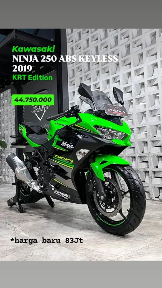 Kawasaki Ninja 250 fi ABS Keyless KRT 2019 - Zaki Mustika