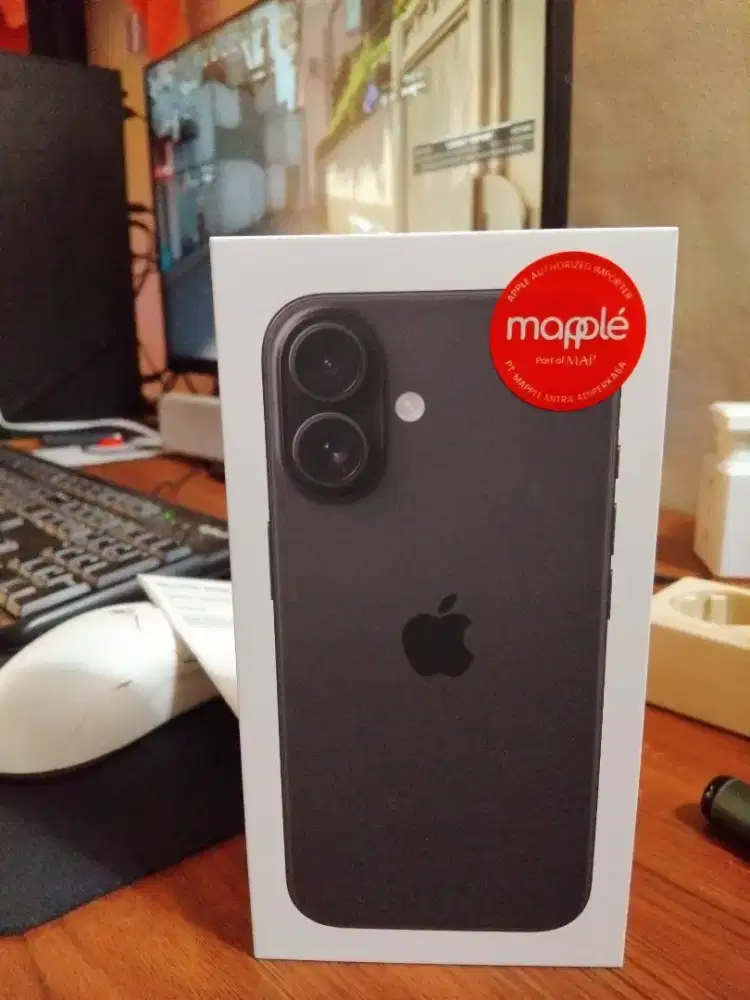 IPHONE 16 128GB BNIB (SEGEL/BELUM AKTIVASI)