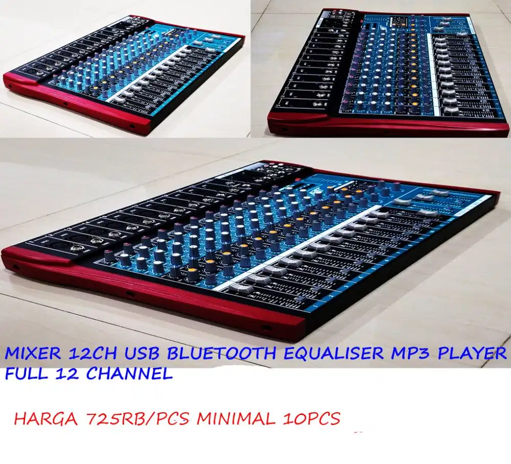 mixer 12chanel promo murah 725.000 minimal 10pcs