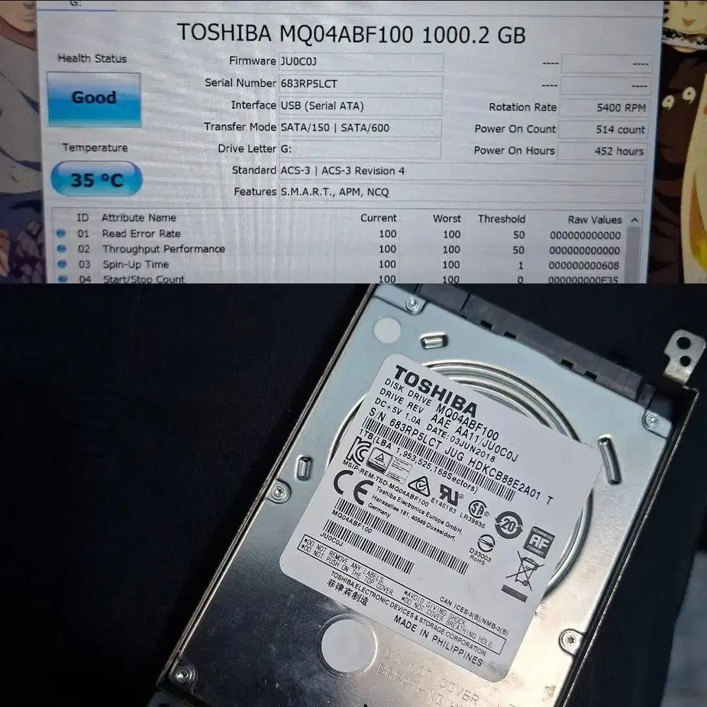 Hardisk 1 TB bagus