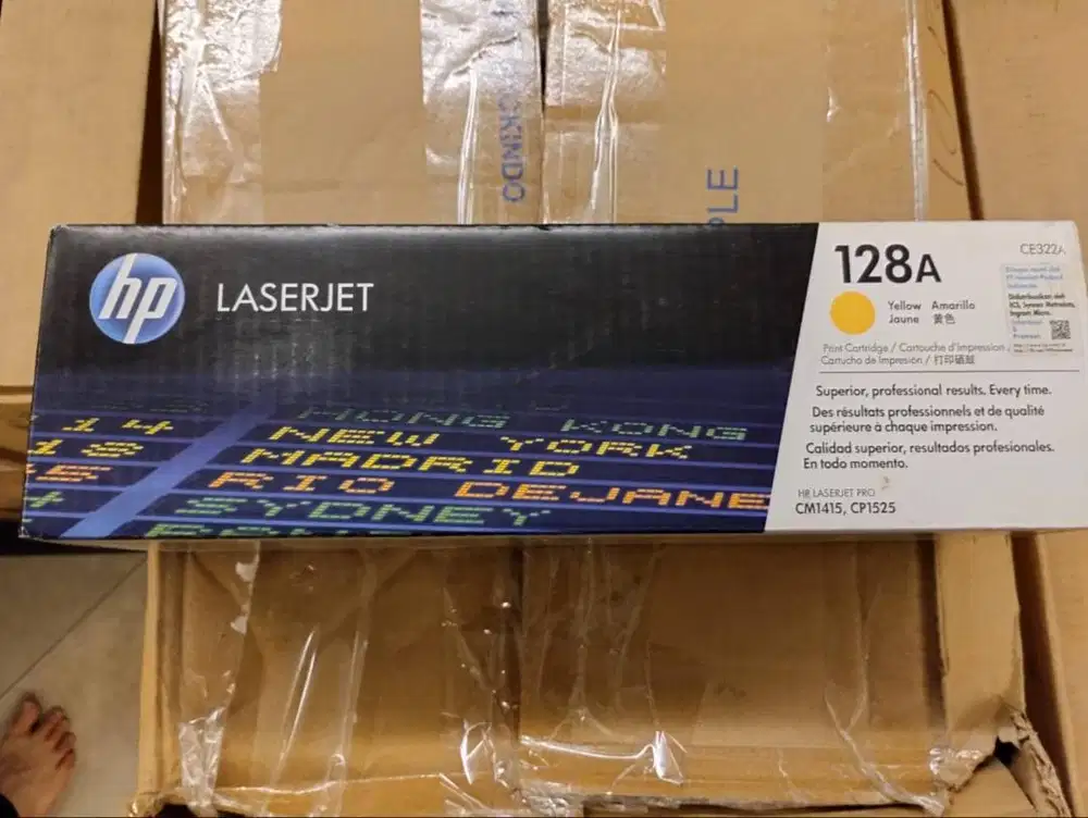 Laser Toner  HP · 128A Yellow Original LaserJet