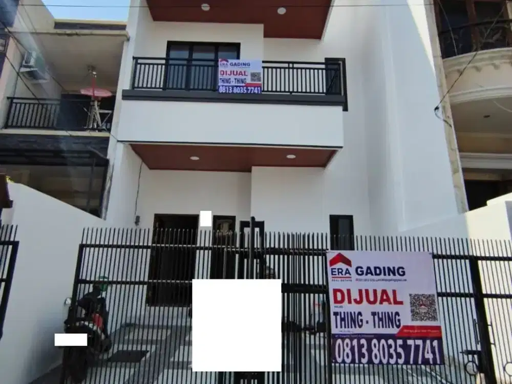 Ss.3873 - Murah !! Dijual Rumah Brand New 6x15 Siap Huni Hadap Barat di Belakang Mall Kelapa Gading