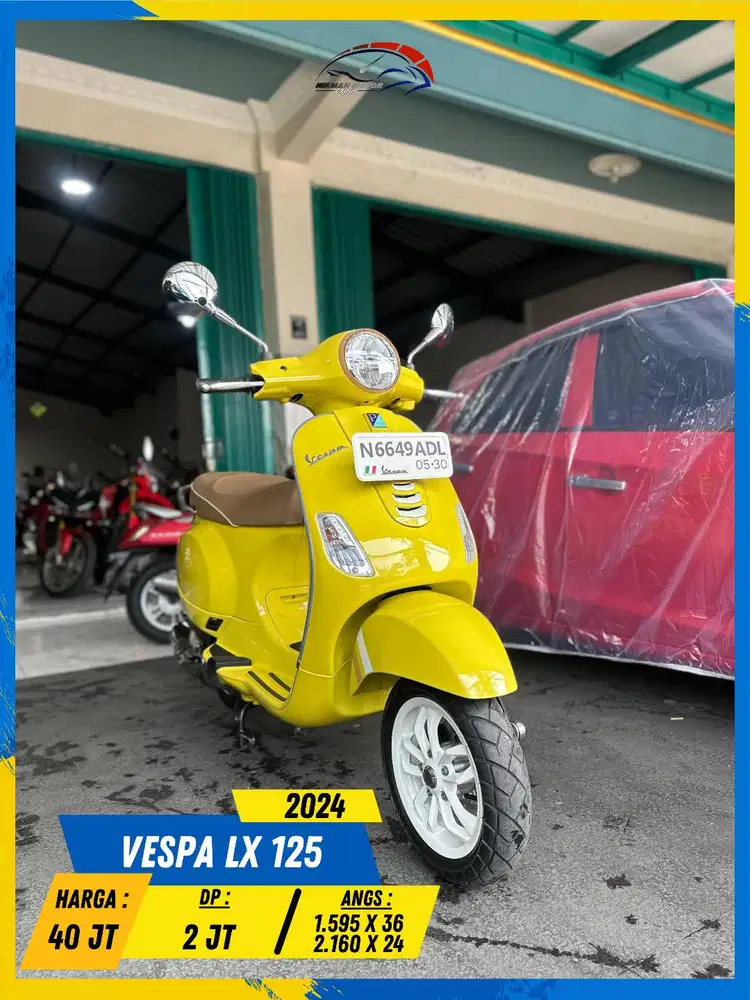 VESPA LX 125 2024 BEKAS RASA BARU BOSKUU HIKMAH MOTOR KEPUH