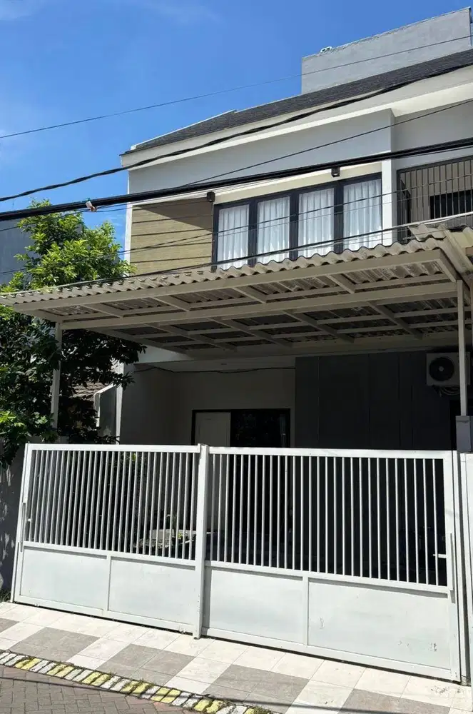 Rumah Di Mulyosari Surabaya Modern Minimalis Bagus Siap Huni