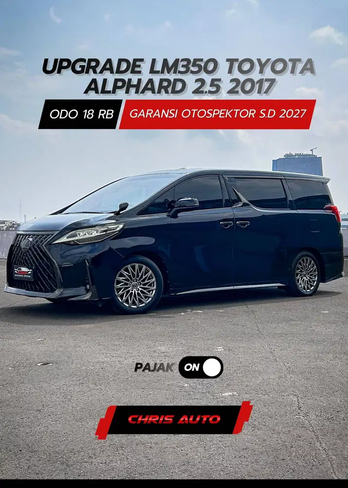 Tdp 20jt Odo 18rb Lombardi LM350 Upgrade Alphard 2018 2017