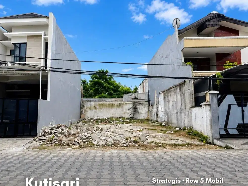 Kavling Kutisari Indah Utara Strategis • Row 5 Mobil