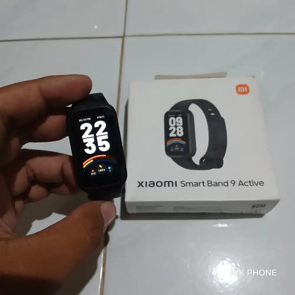 Xiaomi Smartband 9 Active Fullset Segel Normal Mulus 95%.Harga 300 net