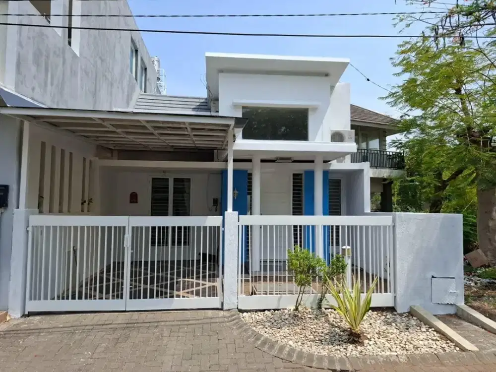 Dijual Rumah Siap Huni di Pantai Mentari, Dingin Hadap Selatan, Lingkungan Nyaman