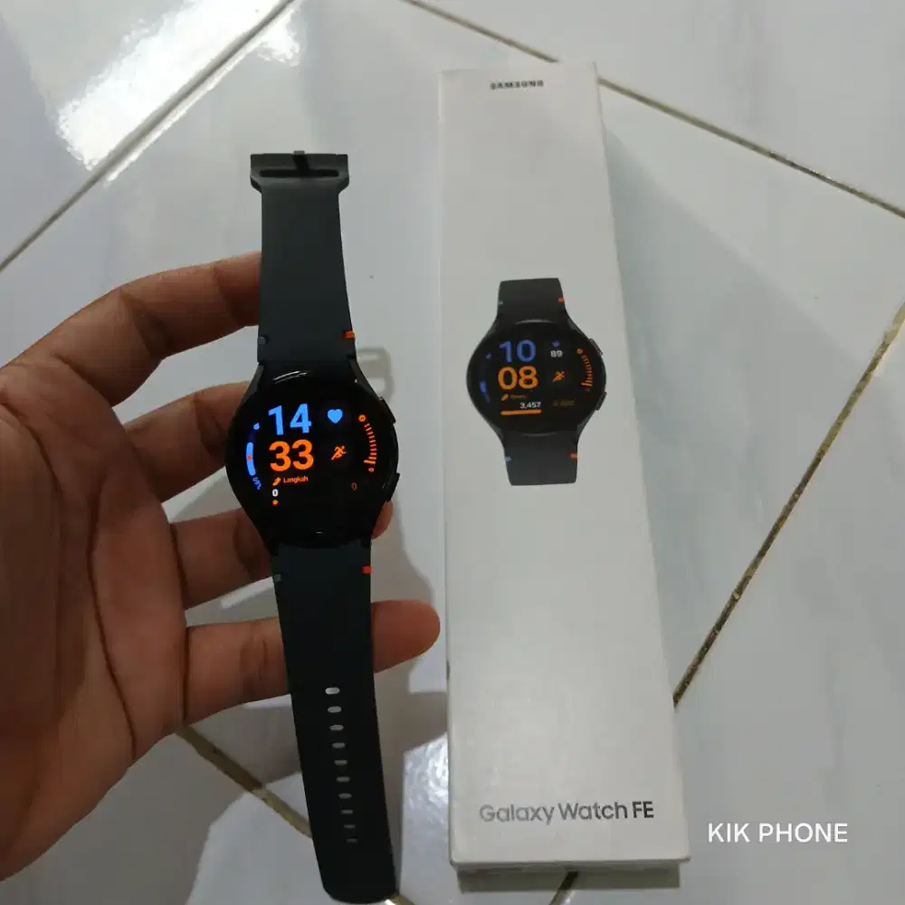 Samsung Watch FE 40mm Fullset Segel Normal Mulus 98%.Harga 1jt net