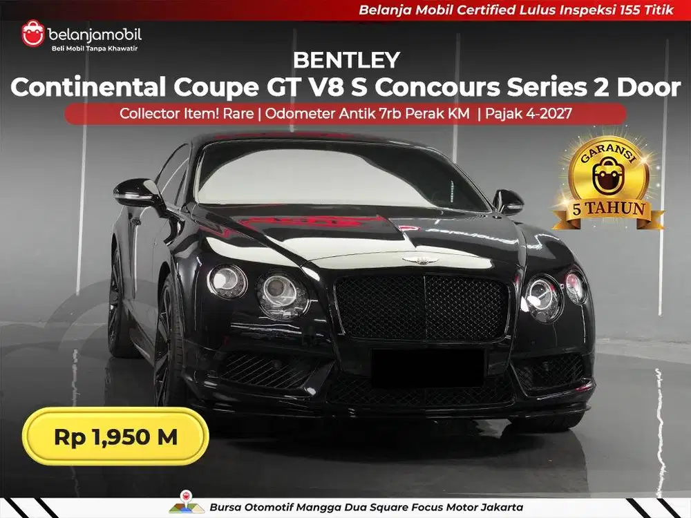 [KM 7RB - CONCOURS SERIES] Bentley Continental Coupe GT V8 S 2015/2016