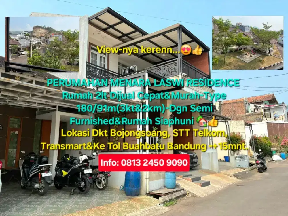 Dijual Menara Laswi Residence Dgn Semi Furnished 2lt