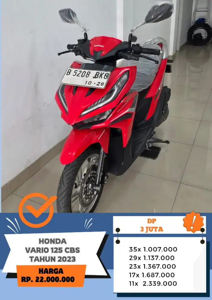 KM 5 Ribu!! HONDA VARIO 125 CBS TAHUN 2023