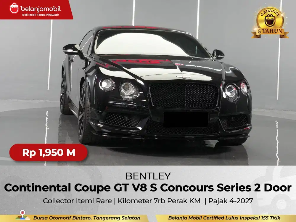 [KM 7RB - CONCOURS SERIES] Bentley Continental Coupe GT V8 S 2015/2016