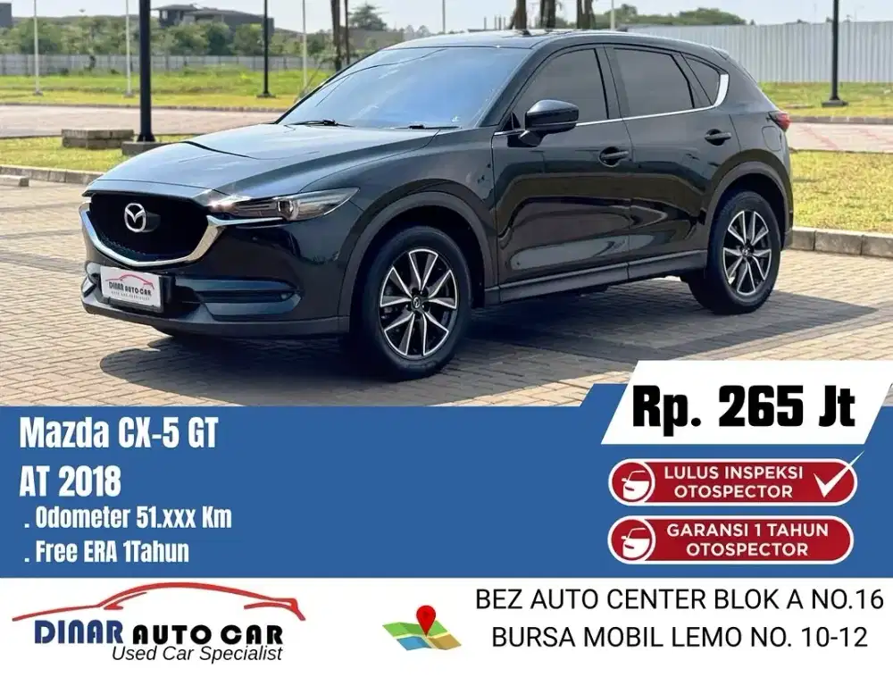 (35Jt) Mazda CX5 CX 5 2.5 GT 2018 At Matic Warenty 1TH *Dinar Auto*