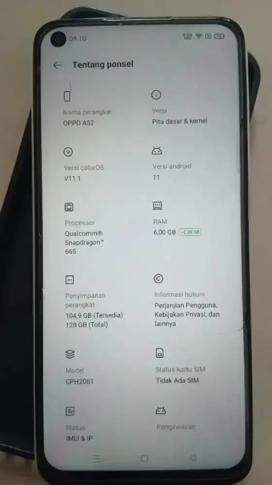 OPPO A52 ( RAM 6/128 )