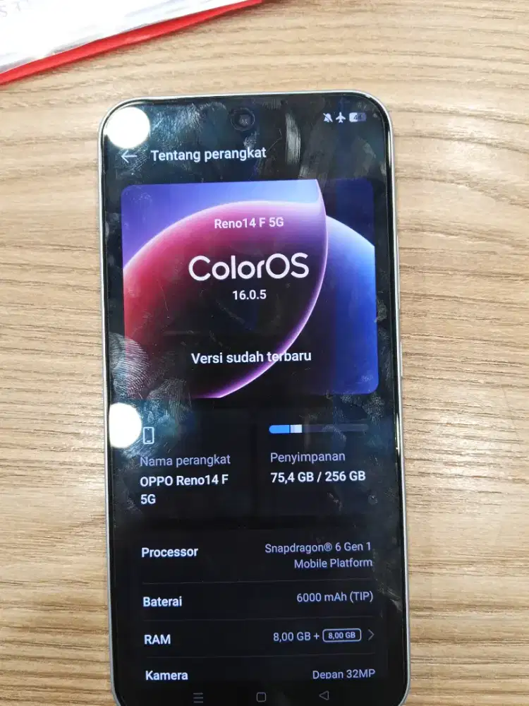 Di jual hp oppo reno 14F 5G 8/256