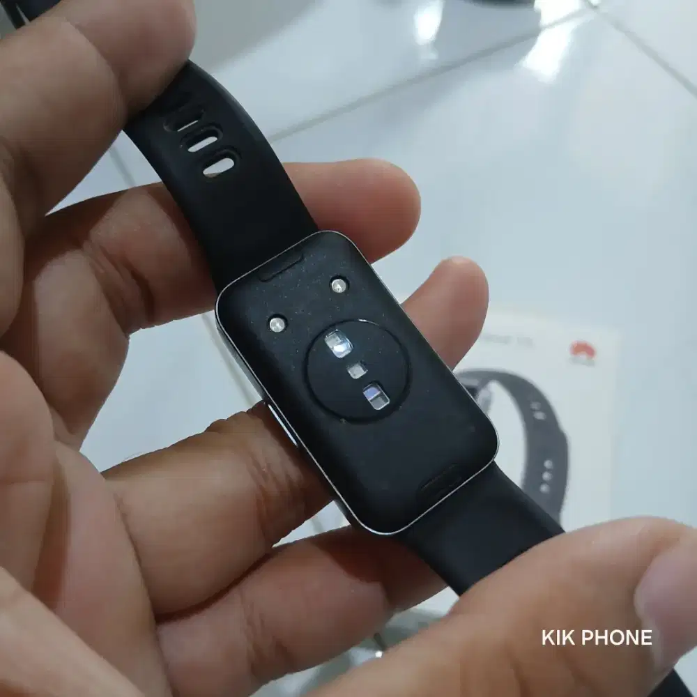 Huawei Band 10 Black Allumunium Alloy Case Fullset Segel Normal Mulus