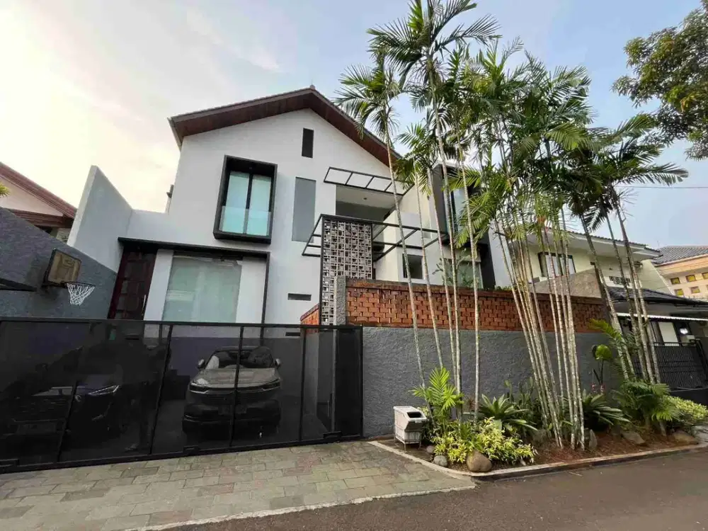 FOR SALE!! Rumah Mewah Desain Arsitek Yori Antar  di  Komplek Kav. DPRD, Lebak Bulus