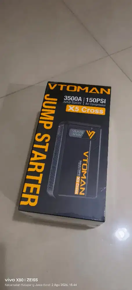 VTOMAN X5 cross jump stater, blower, powerbank