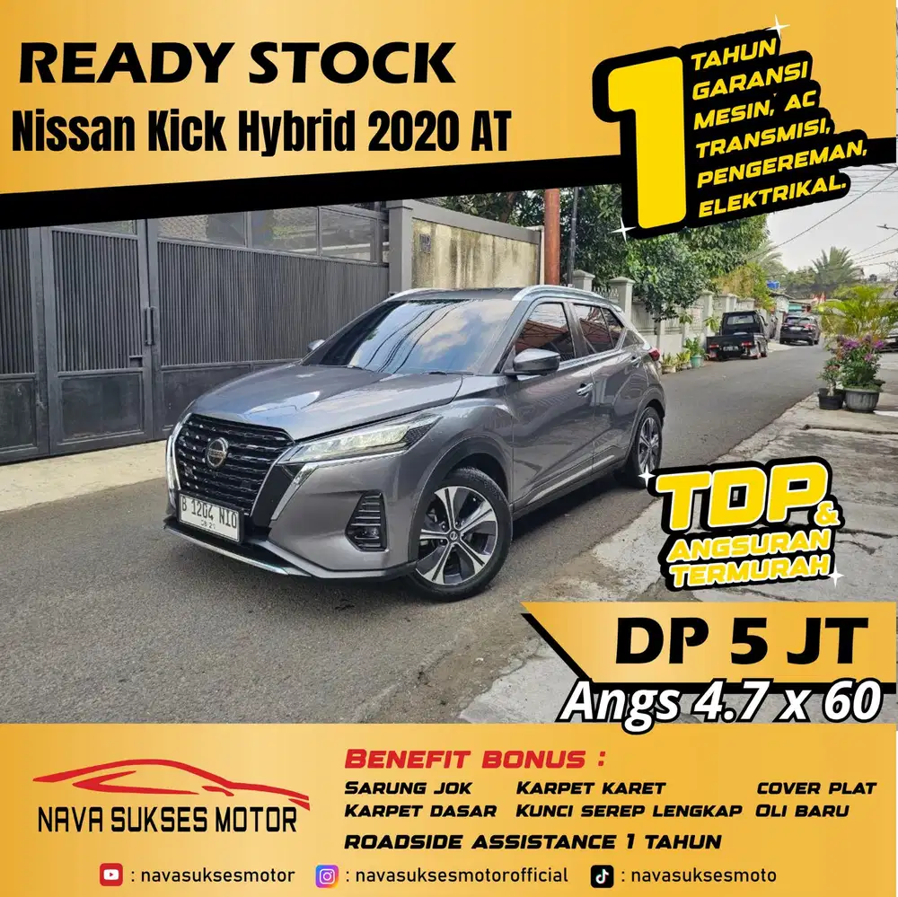 TDP 5JT TERMURAH Nissan Kiks E Power Hybrid 2020 AT