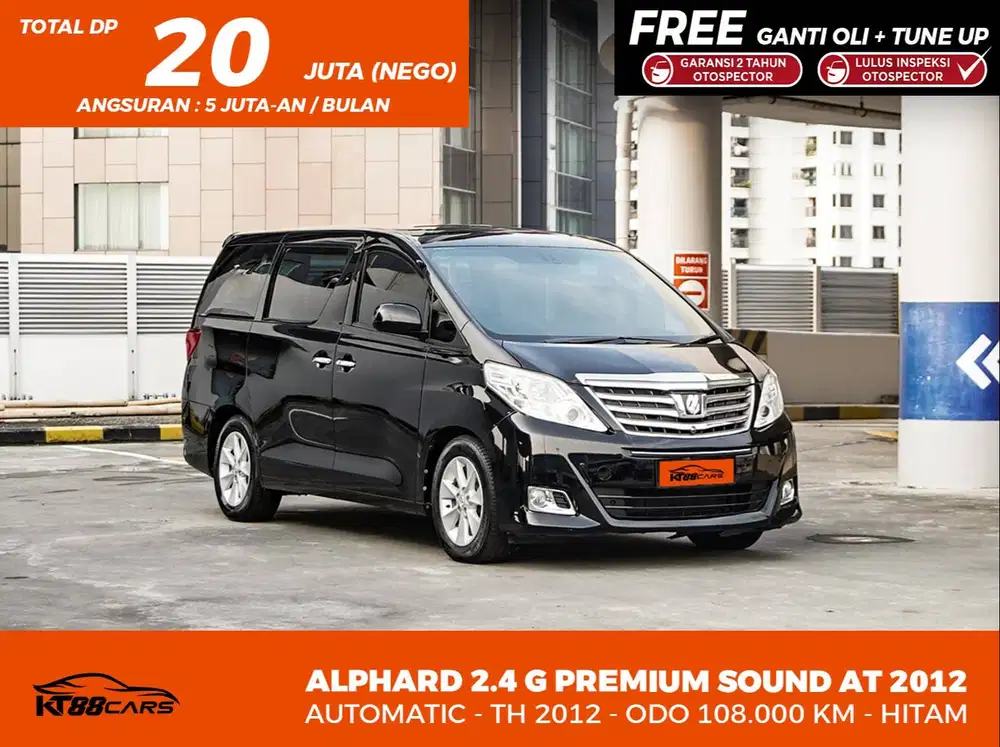 TOYOTA ALPHARD 2.4 G PREMIUM SOUND AT 2012