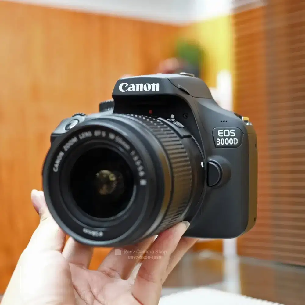 Canon 3000D Kit 18-55mm III Mulus Fungsi Normal