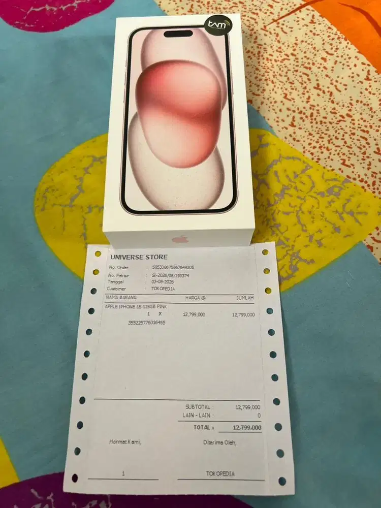 IPHONE 15 128GB RESMI IBOX NEW SEGEL BNIB