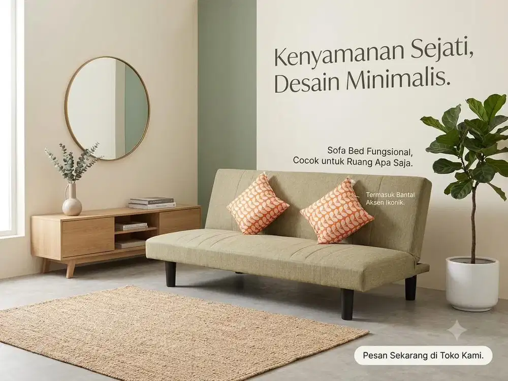 Sofabed selma brown