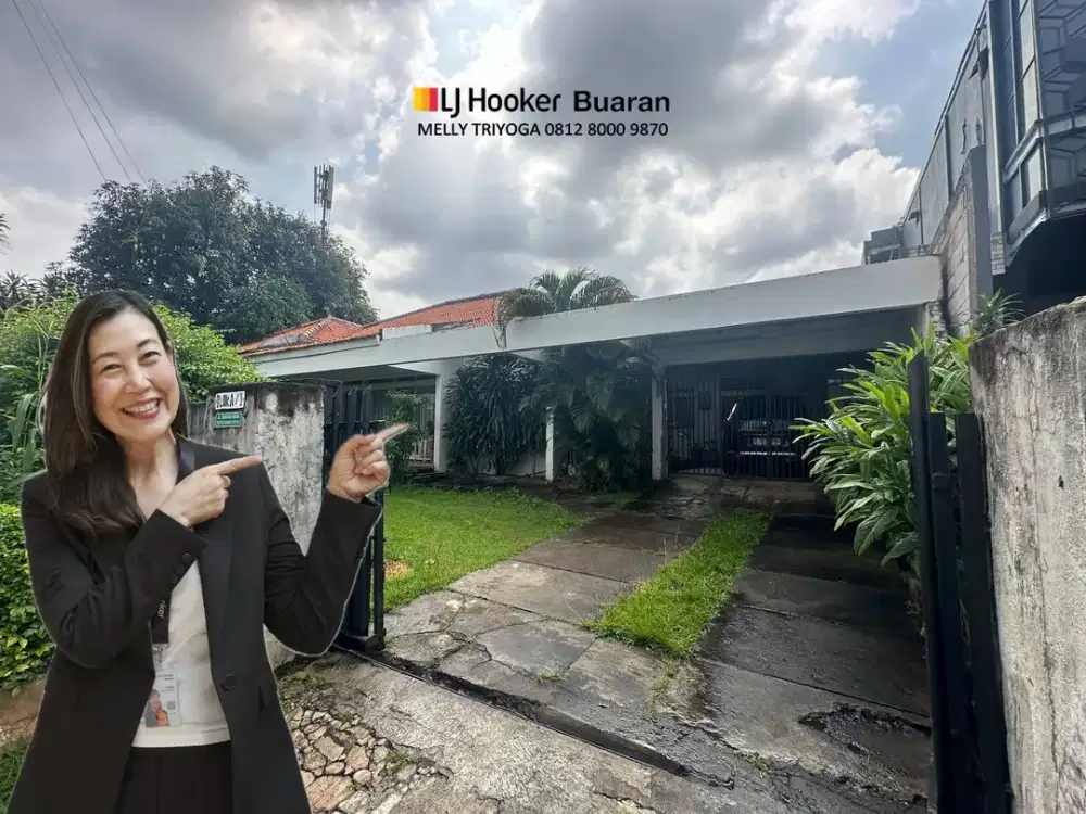 Dijual Rumah Strategis Pinggir Jalan Raya Buaran Jakarta Timur