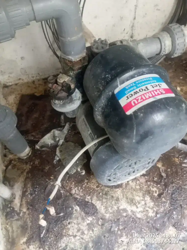 Panggilan kerusakan pompa air pipa bocor dan lain-lain Sidoarjo DST