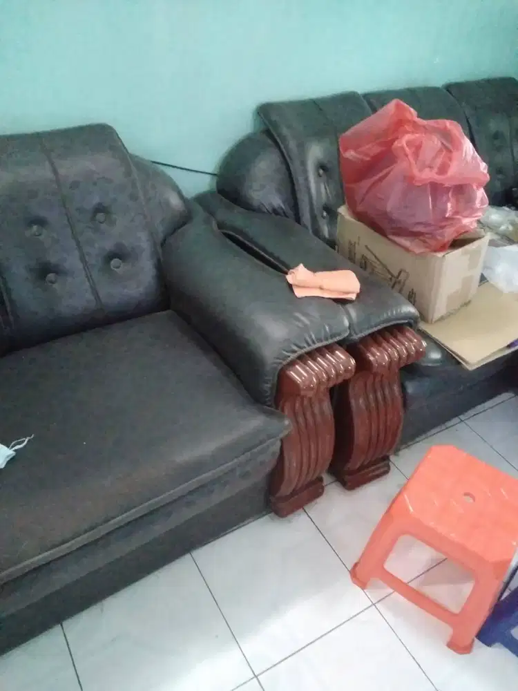 lemari baju, lemari makan n sofa