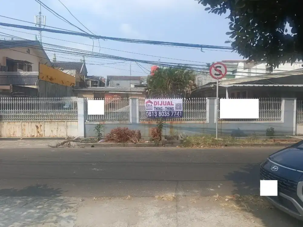Ss.3672 - Murah !! Dijual Rumah dan Tanah Luas 489 Standart Parkir Luas di Kayu Mas Jalan 3 Mobil Hadap Barat