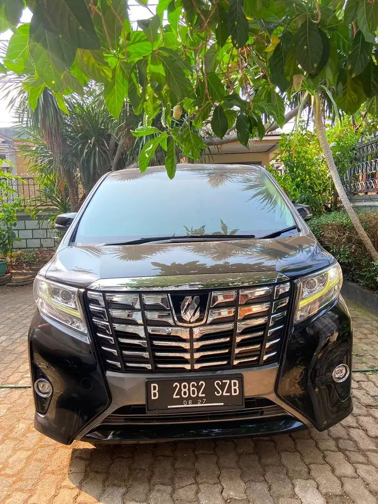 alphard tipe G hitam