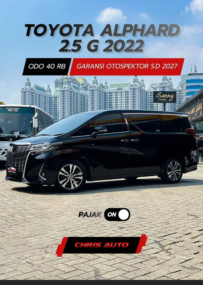Tdp 18jt Odo 10rb/thn TSS Facelift Alphard G ATPM 2023 2022