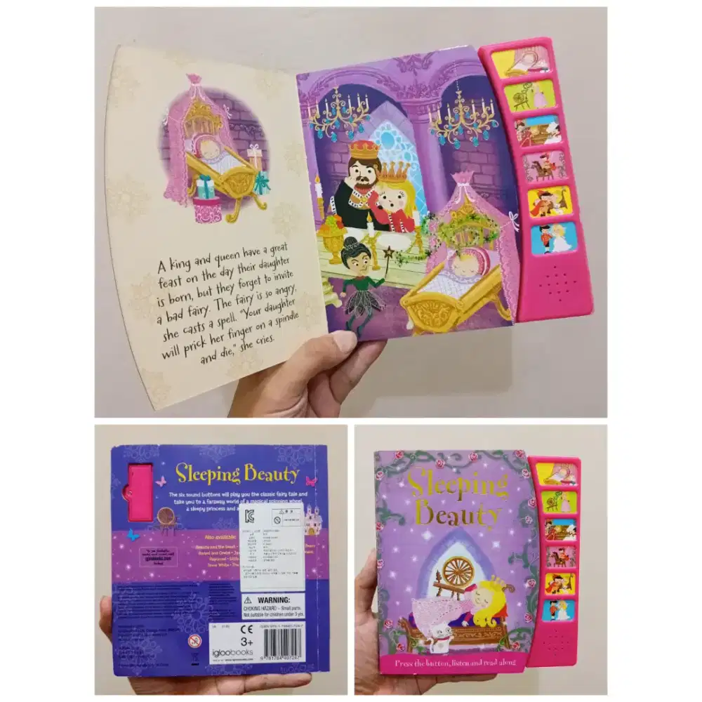 Buku Dongeng Anak Sleeping Beauty Dilengkapi Audio
