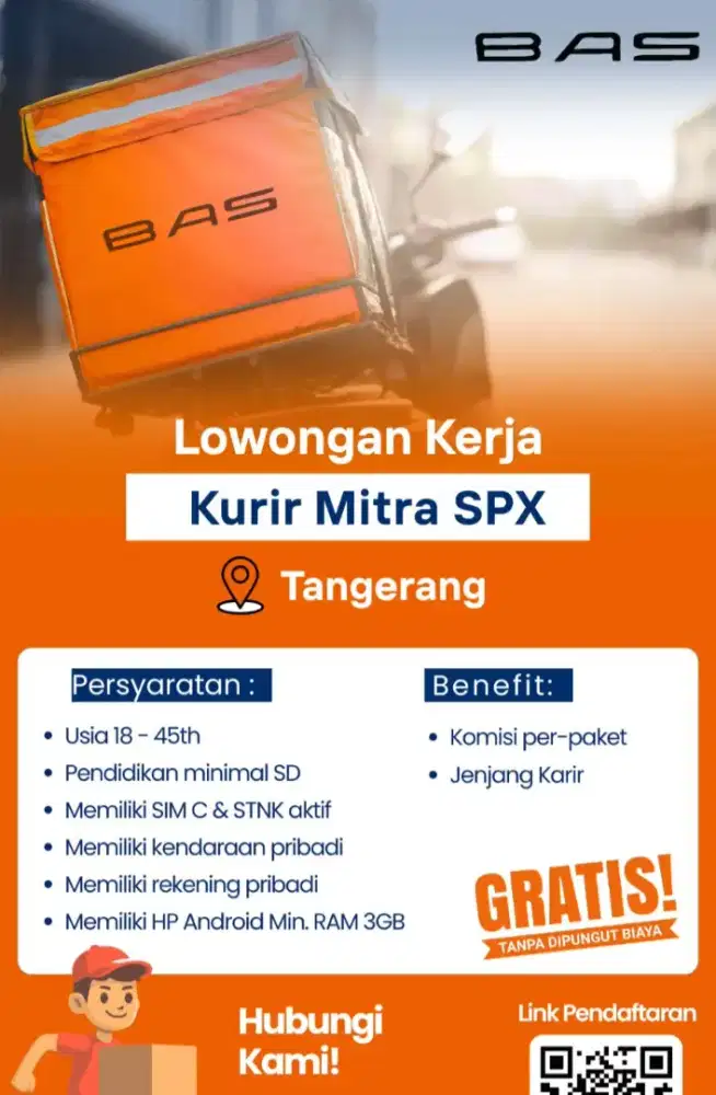 Lowongan Pekerjaan Rider Mitra