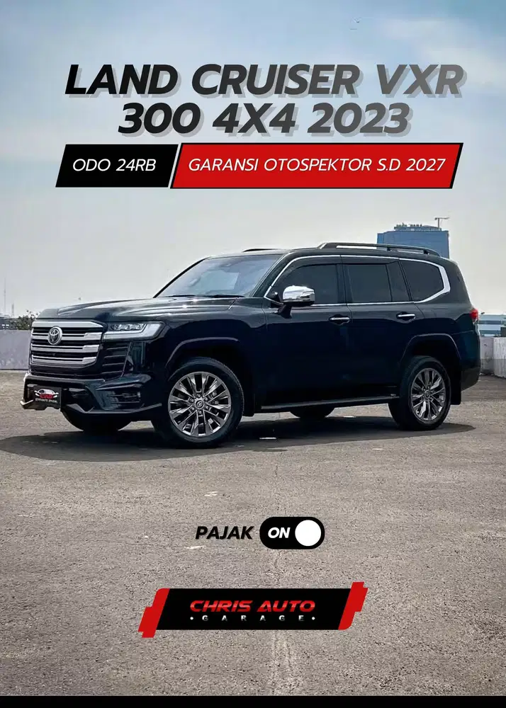 Tdp 50jt Odo 24rb Perak! LandCruiser LC300 2024/2023 VXR 300