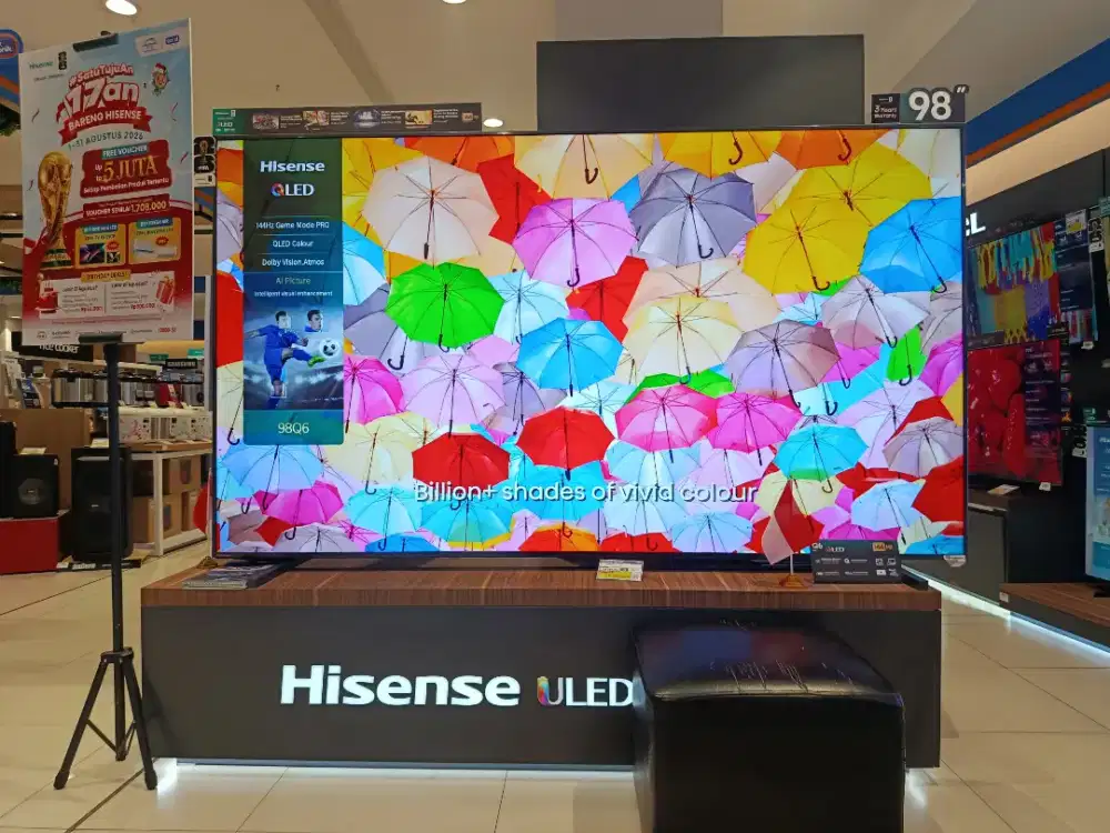 HISENSE QUANTUM DOT TV 98 BISA CICILAN PAKAI HOMECREDIT FREE 2 0%
