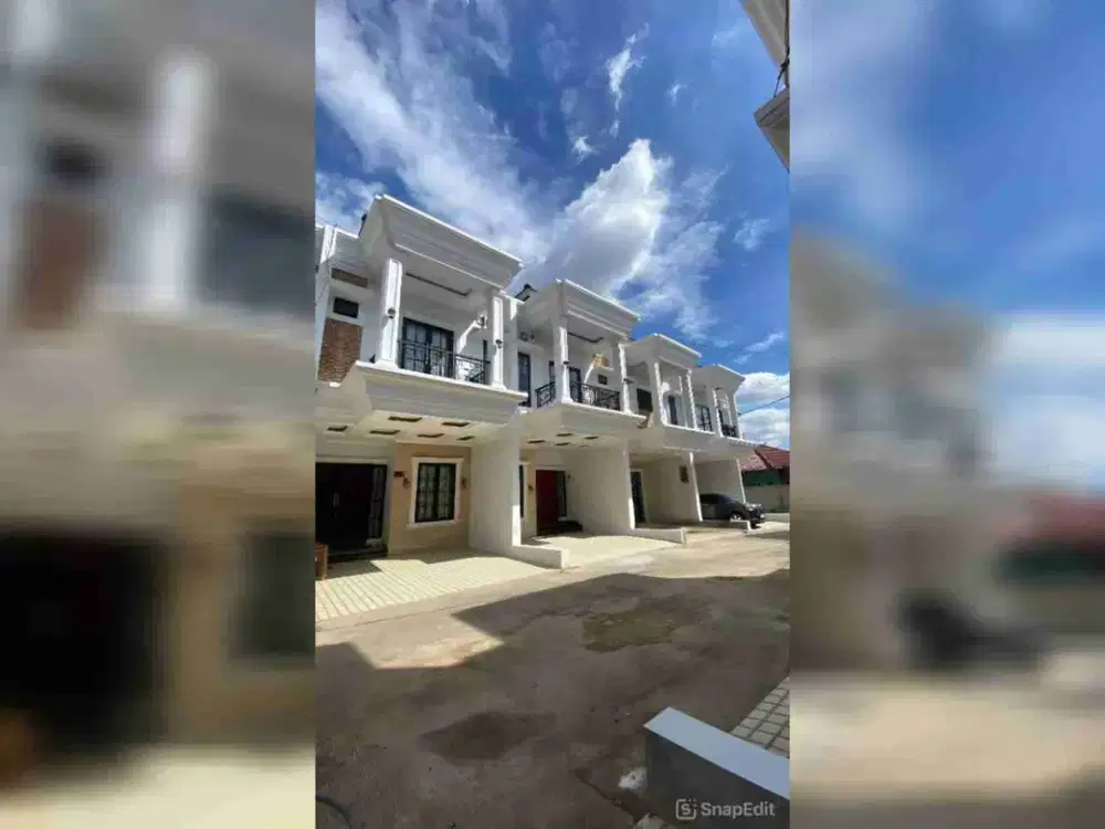 Rumah Mewah Modern Classic Pinggir Jalan Raya, Dekat Tol & 8 menit LRT