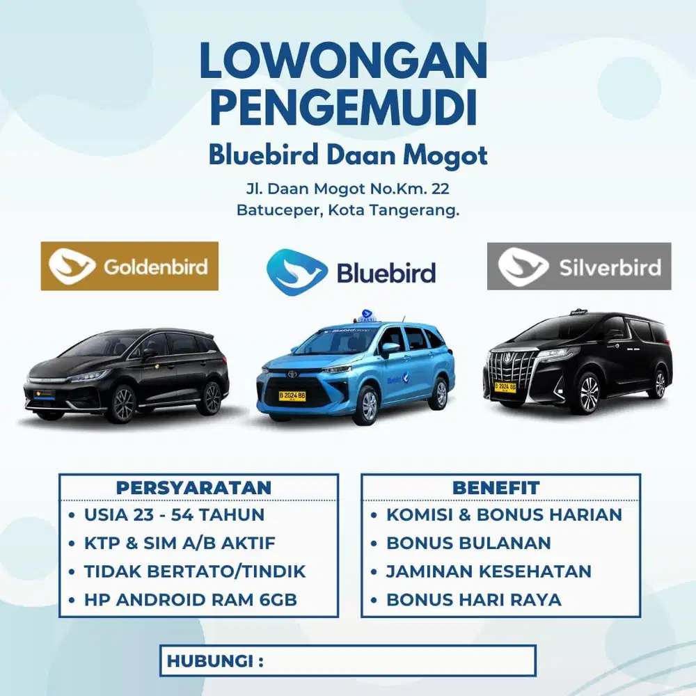 Driver Bluebird Tangerang