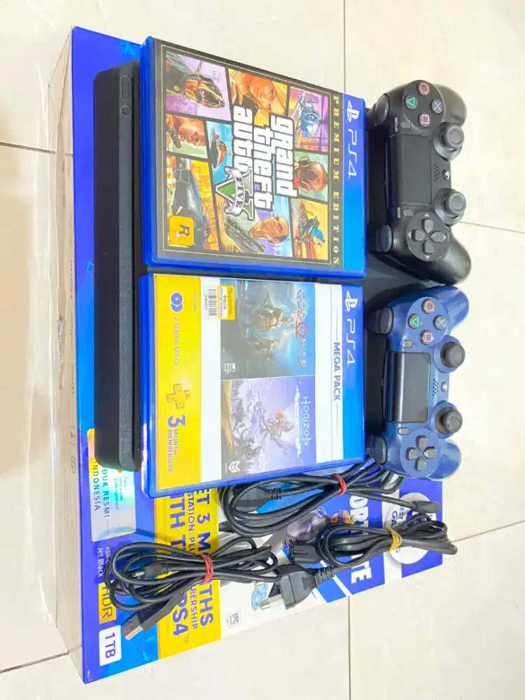 PS4 SLIM ORI 1 TB MEGA PACK