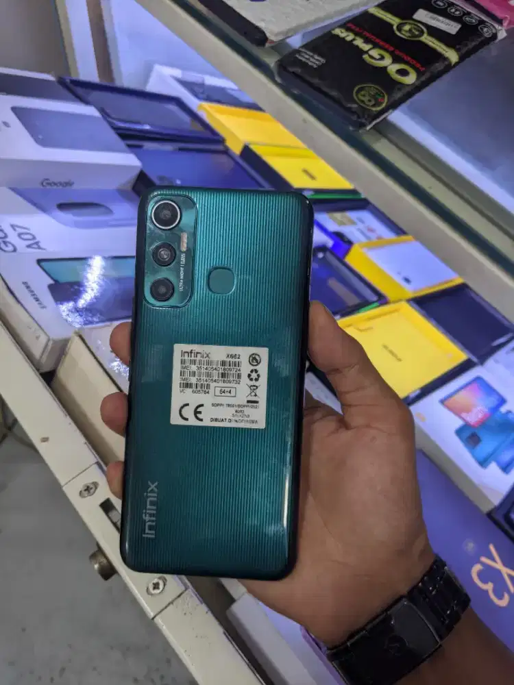 infinix Hot 11 Ram 4/64GB lengkap Bawaan no minus